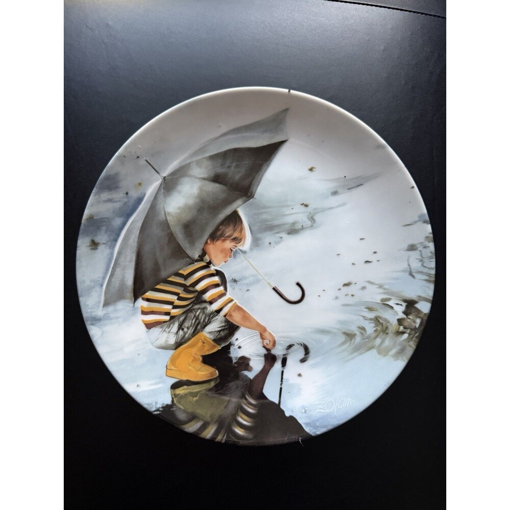 Donald Zolan “Touching the Sky” Plate 1982 First Issue Wonder of Childhood